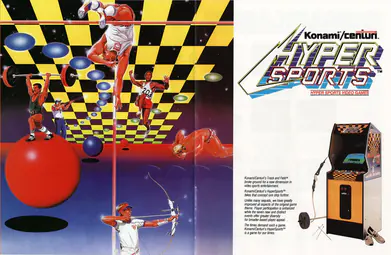 Hyper Sports arcade artwork