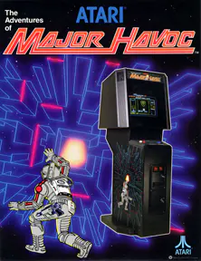 Major Havoc arcade artwork