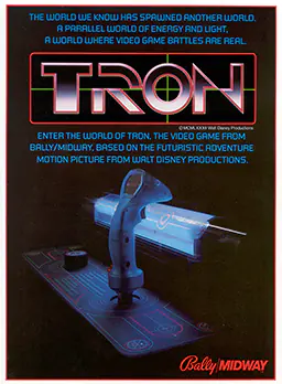 Tron arcade artwork